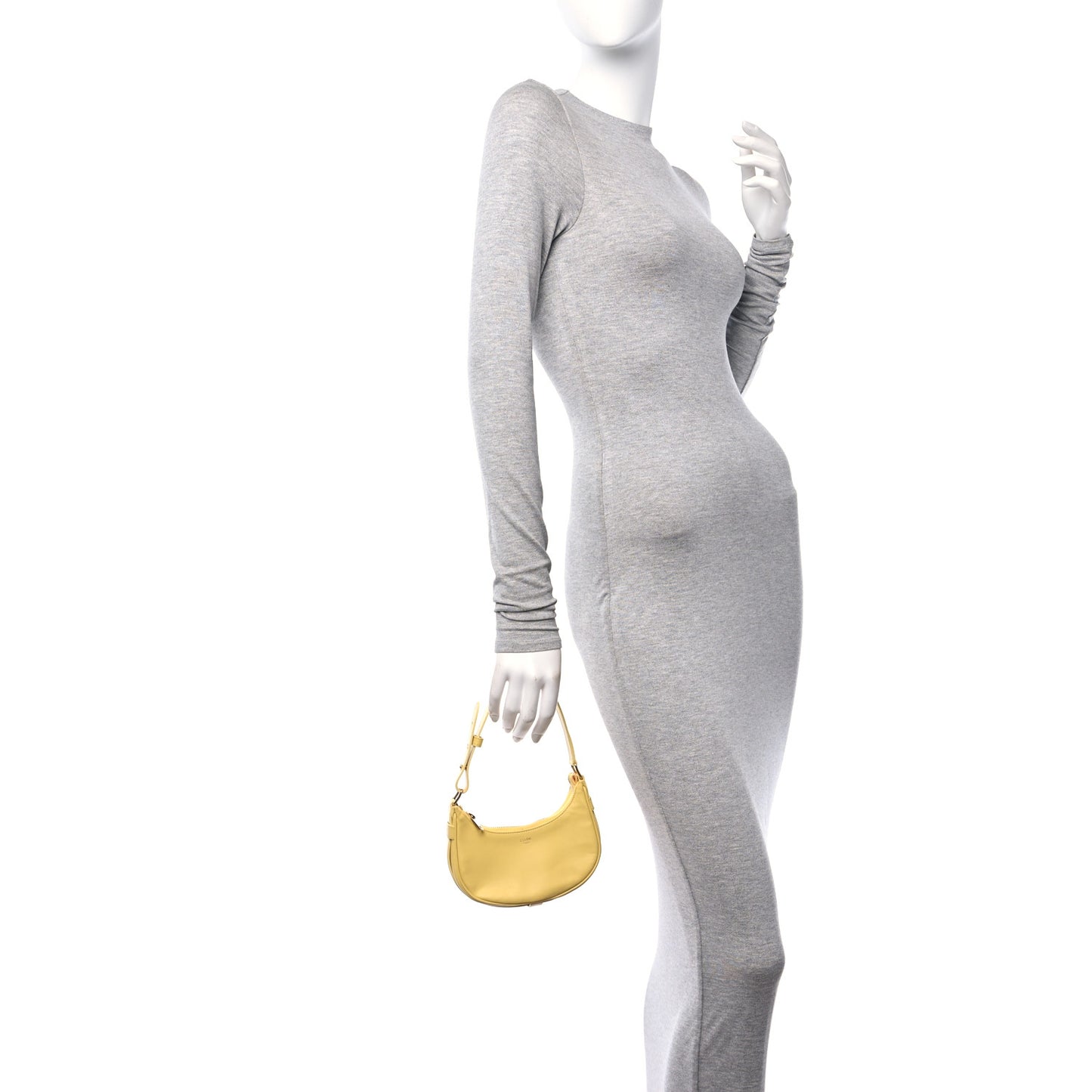 Smooth Calfskin Mini Ava Shoulder Bag Yellow
