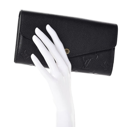 Louis Vuitton Empreinte Sarah Wallet NM Black 2 of 9