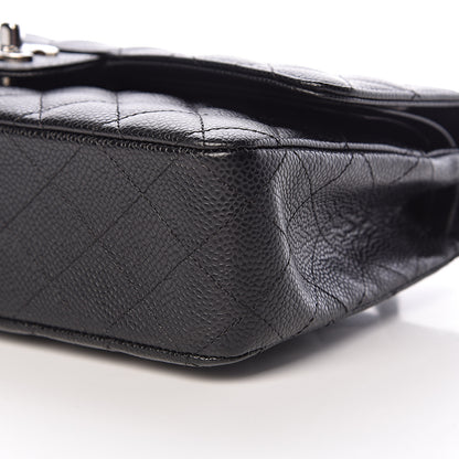 Chanel Caviar Quilted Medium Double Flap Black 10 of 11