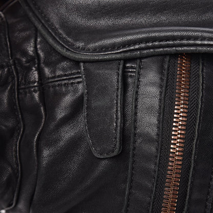 Alexander Wang Lambskin Mini Marti Backpack Washed Black Rose Gold Hardware 12 of 19
