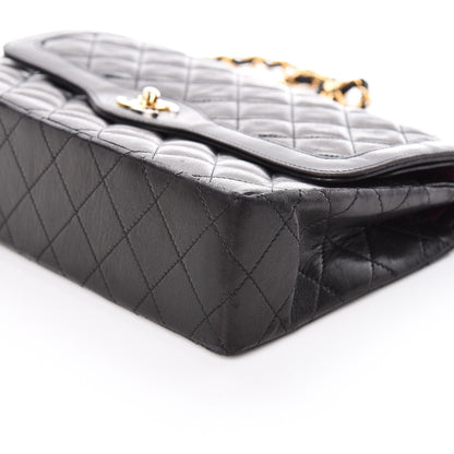 Chanel Lambskin Quilted Medium Double Flap Black 6 of 19