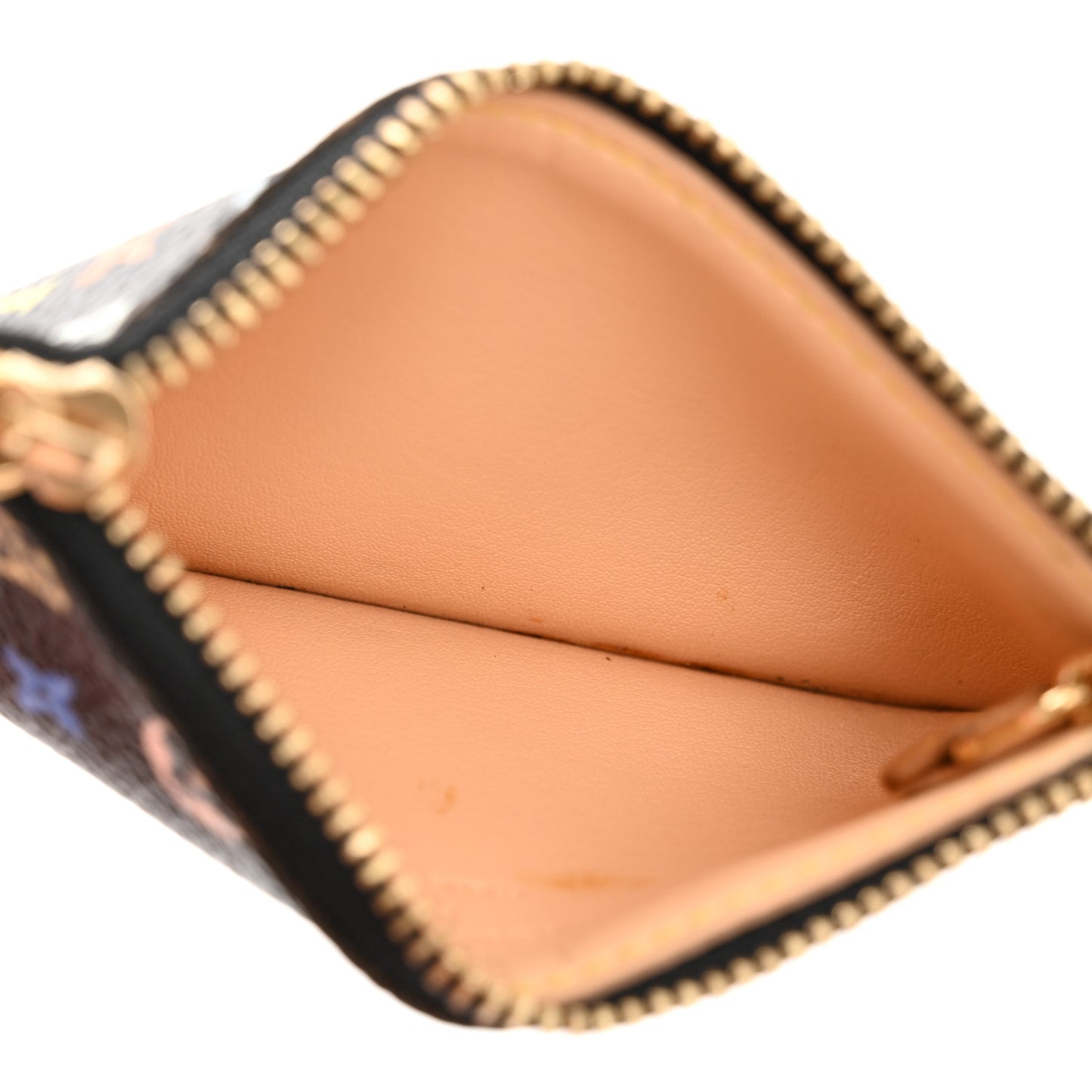 Monogram Multicolor Key Pouch Black