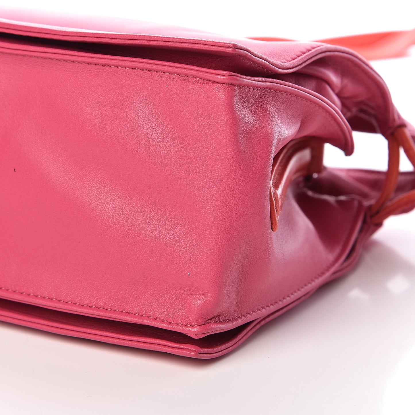 Calfskin Flamenco Shoulder Bag Magenta