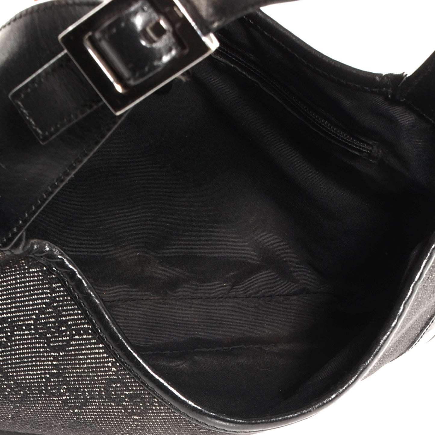 Denim Monogram Small Jackie O Hobo Black