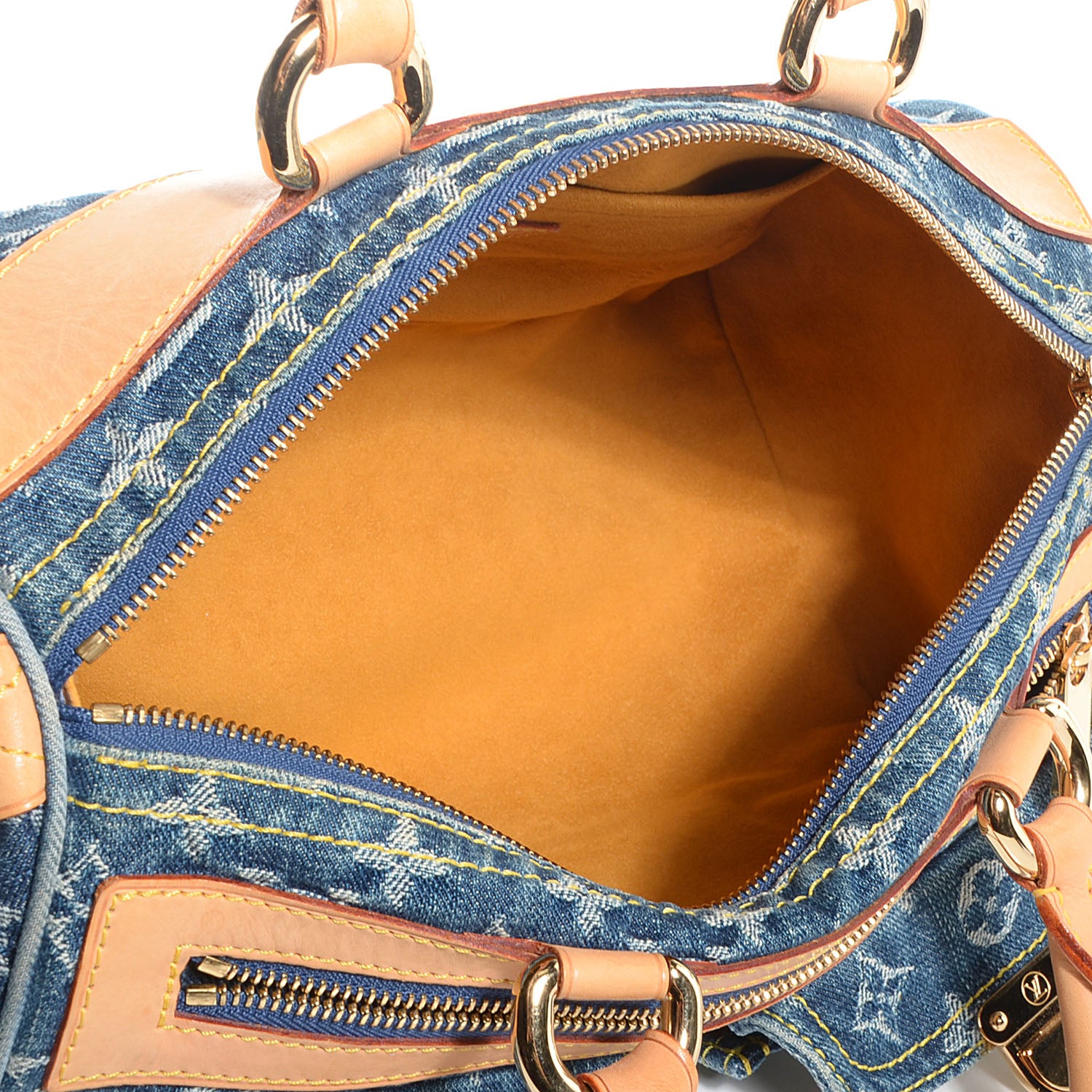 Louis Vuitton Monogram Denim Neo Speedy Blue 5 of 7