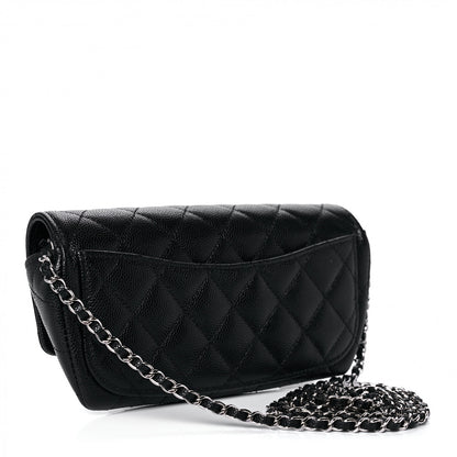Chanel Caviar Quilted Glasses Case With Chain Black 3 of 13