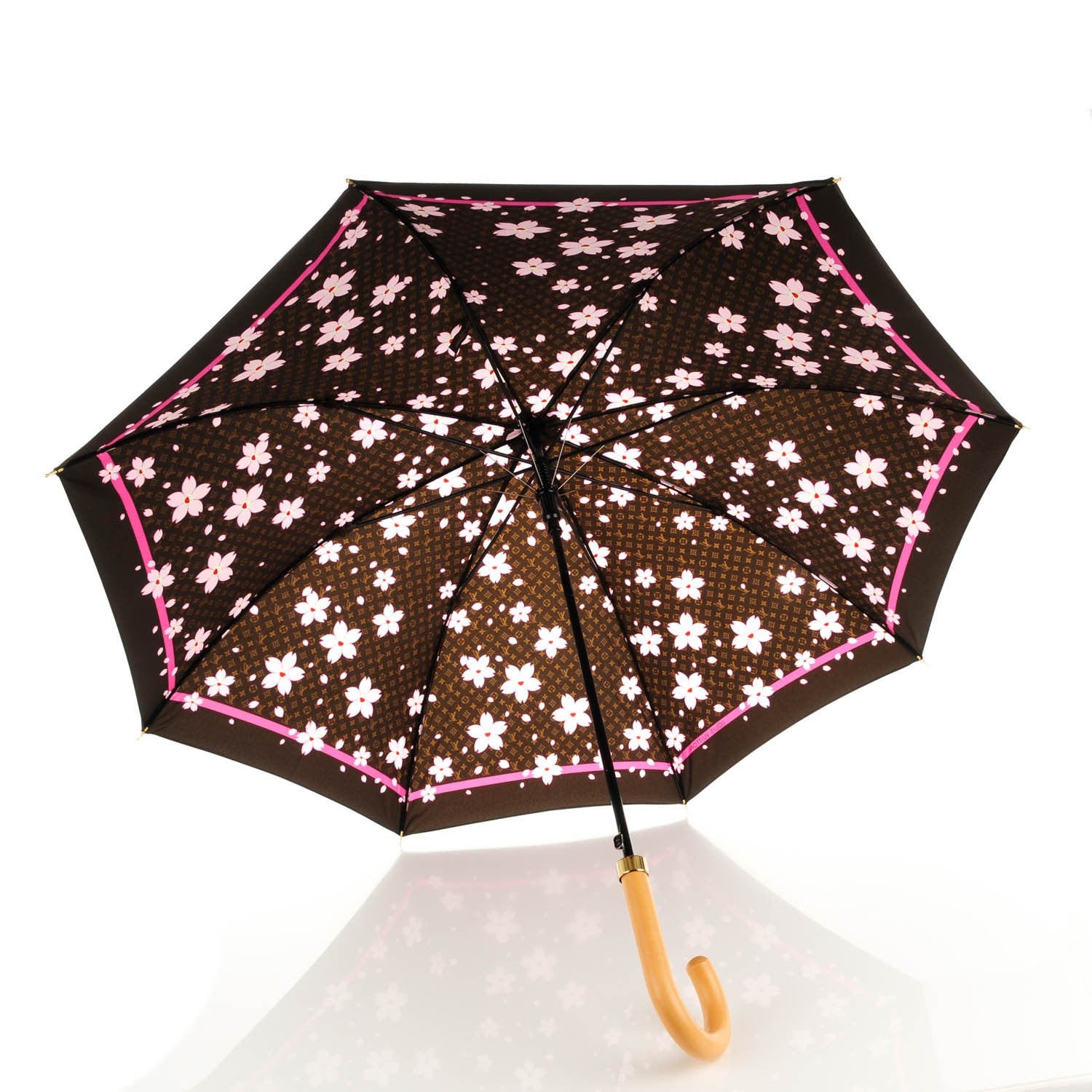 Louis Vuitton Monogram Cherry Blossom Parasol Parapluie Umbrella 4 of 9