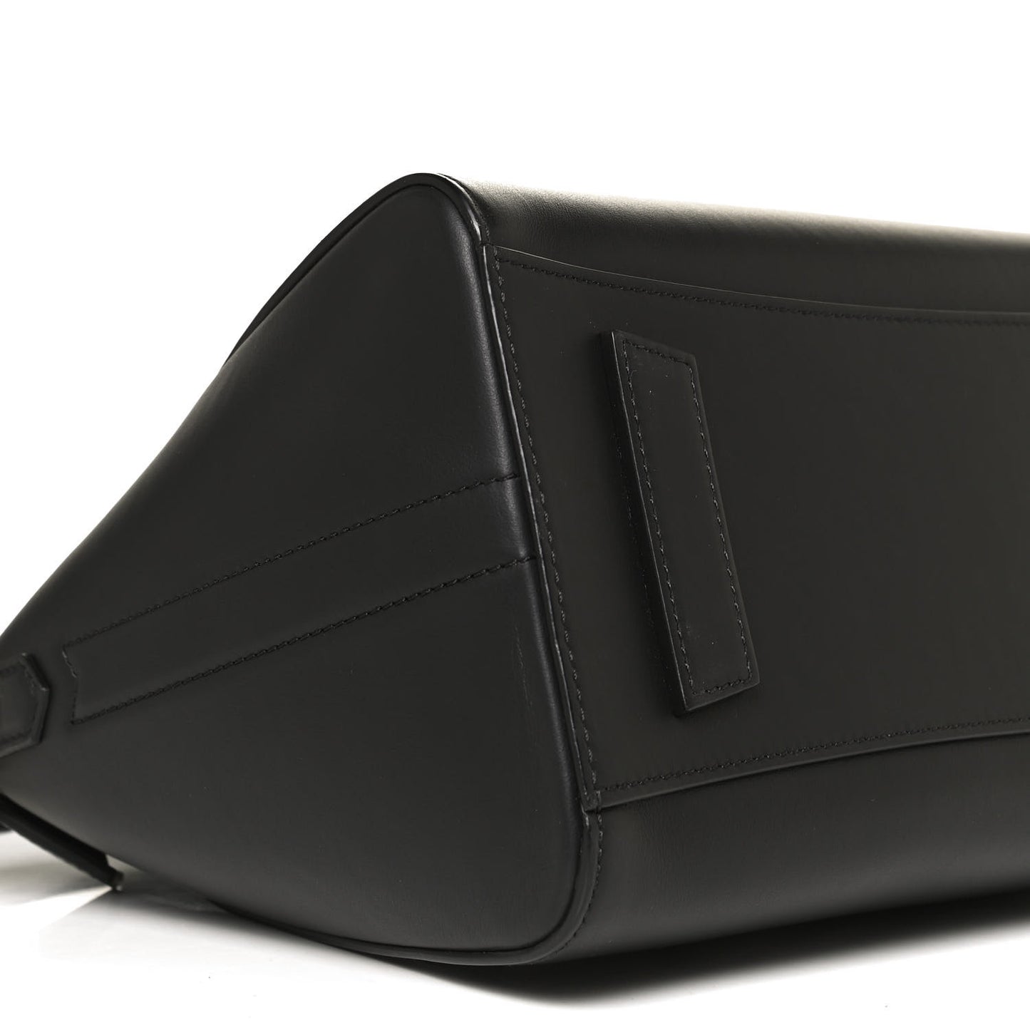 Shiny Lord Calfskin Small Antigona Black