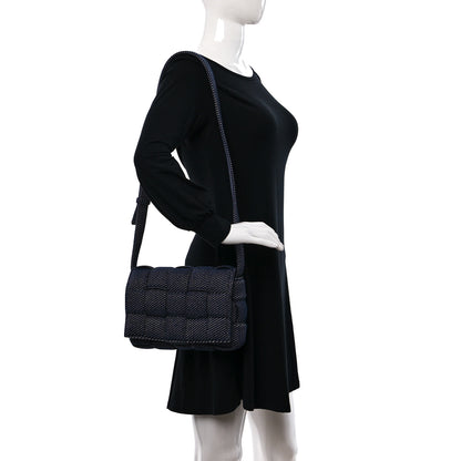 Bottega Veneta Denim Maxi Intrecciato Padded Cassette High Frequency Crossbody Bag Indigo 2 of 10