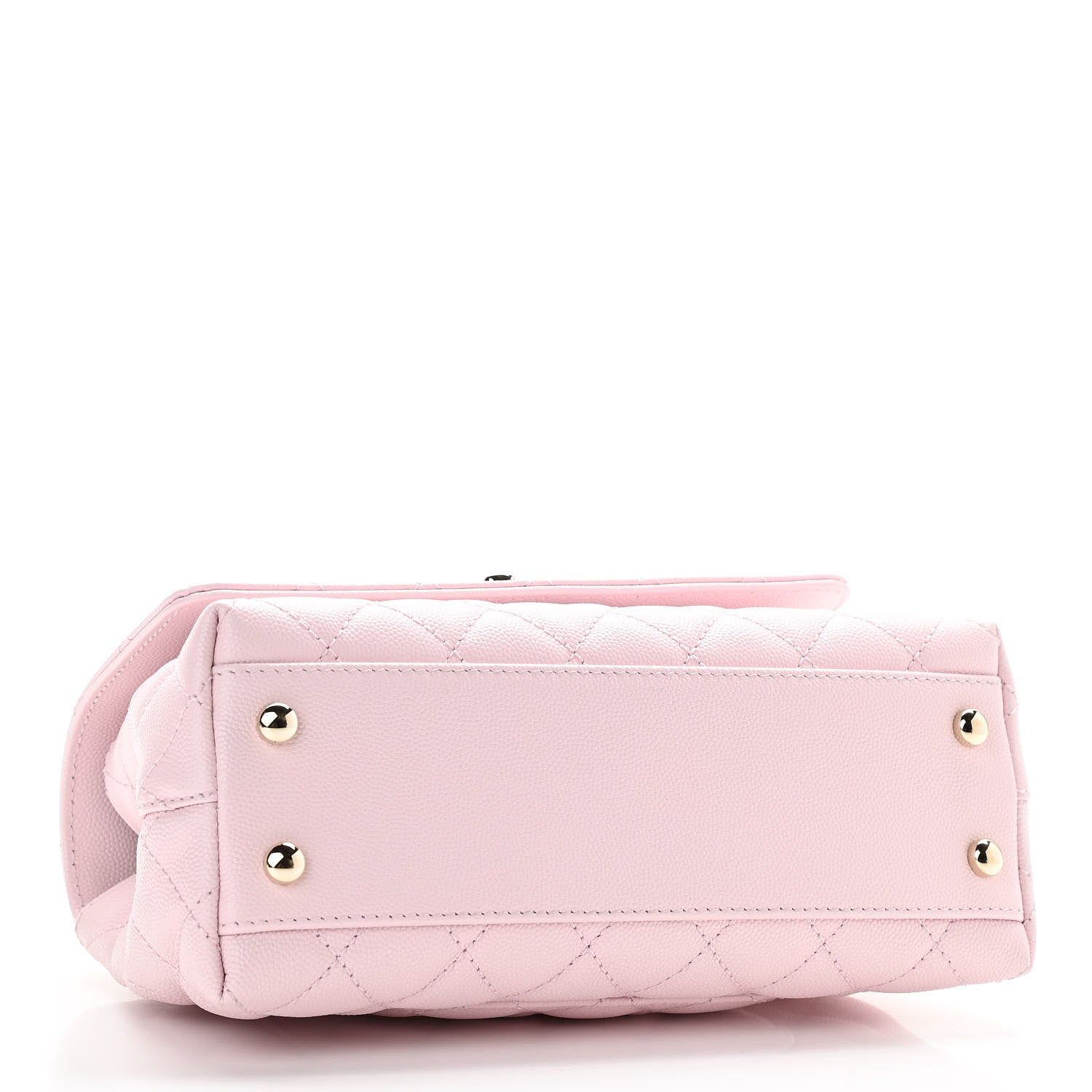 Chanel Caviar Quilted Mini Coco Handle Flap Light Pink 4 of 11