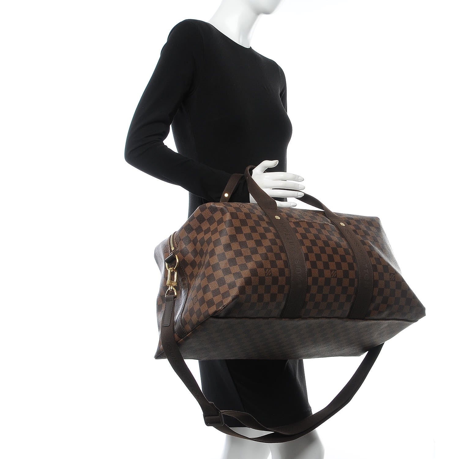 Louis Vuitton Damier Ebene Weekender Beaubourg GM 2 of 7