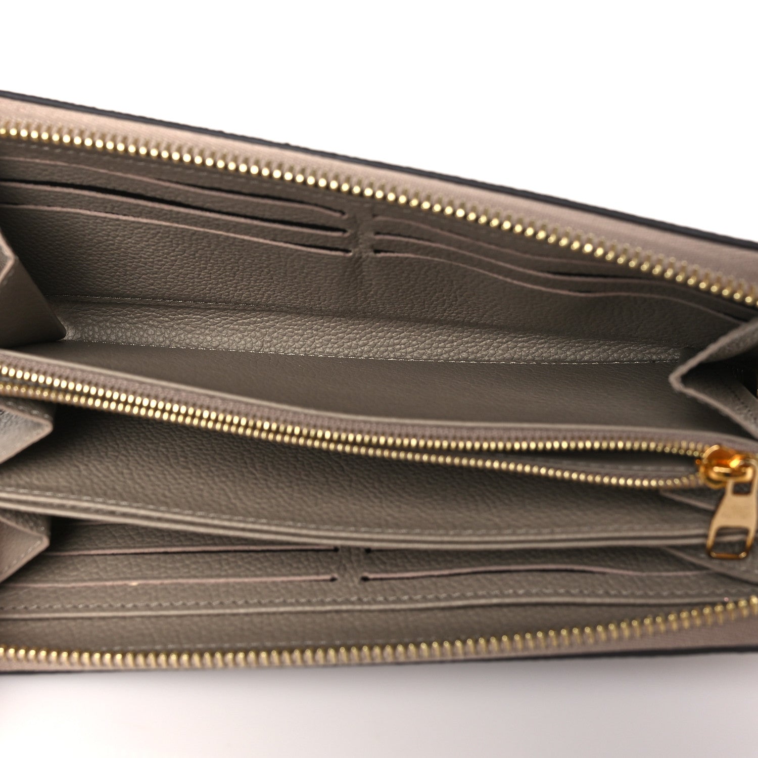 Louis Vuitton Empreinte Monogram Giant Zippy Wallet Tourterelle Creme 5 of 6