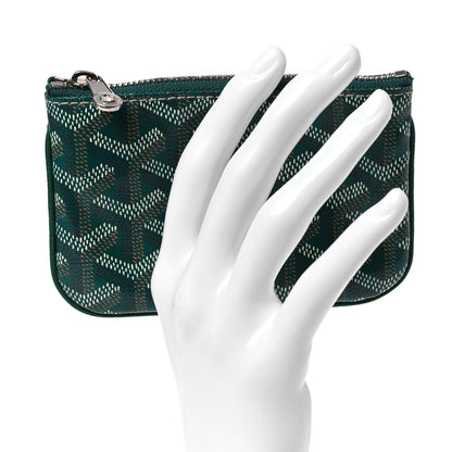 Goyard Goyardine Nano Senat Key Pouch Green 2 of 8