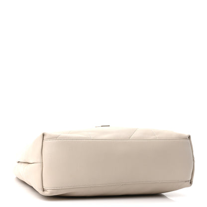 Saint Laurent Lambskin Matelasse Monogram Large Jamie 4.3 Pochon Crema Soft 5 of 11