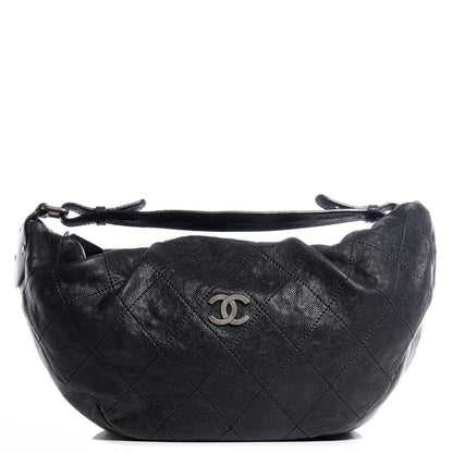 Chanel Caviar Large Outdoor Hobo Black 1 of 7