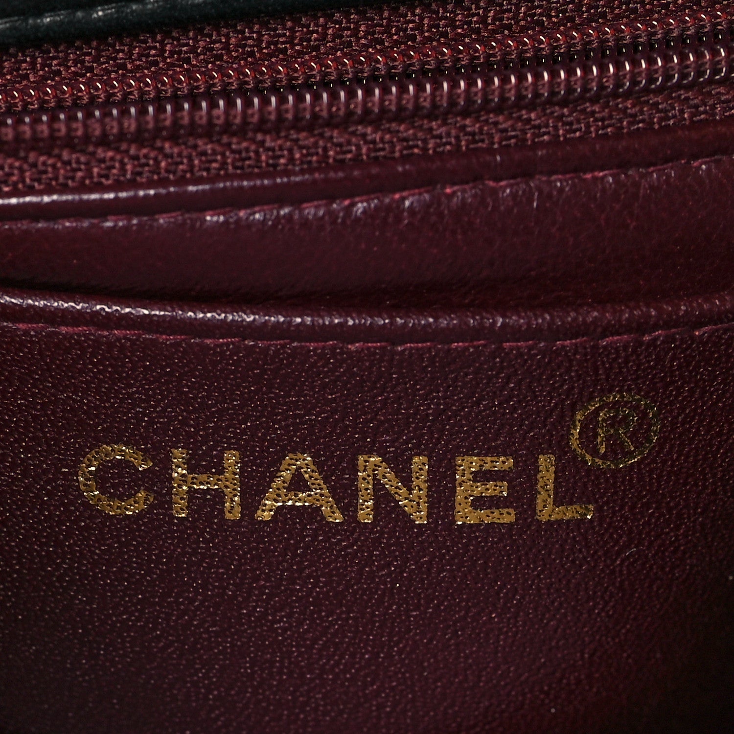 Chanel Lambskin Quilted Mini Square Flap Bag Black 6 of 10