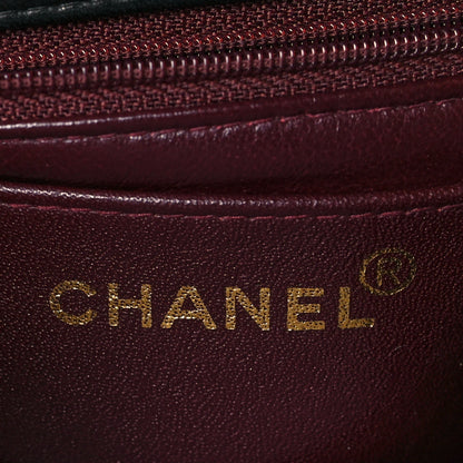 Chanel Lambskin Quilted Mini Square Flap Bag Black 6 of 10