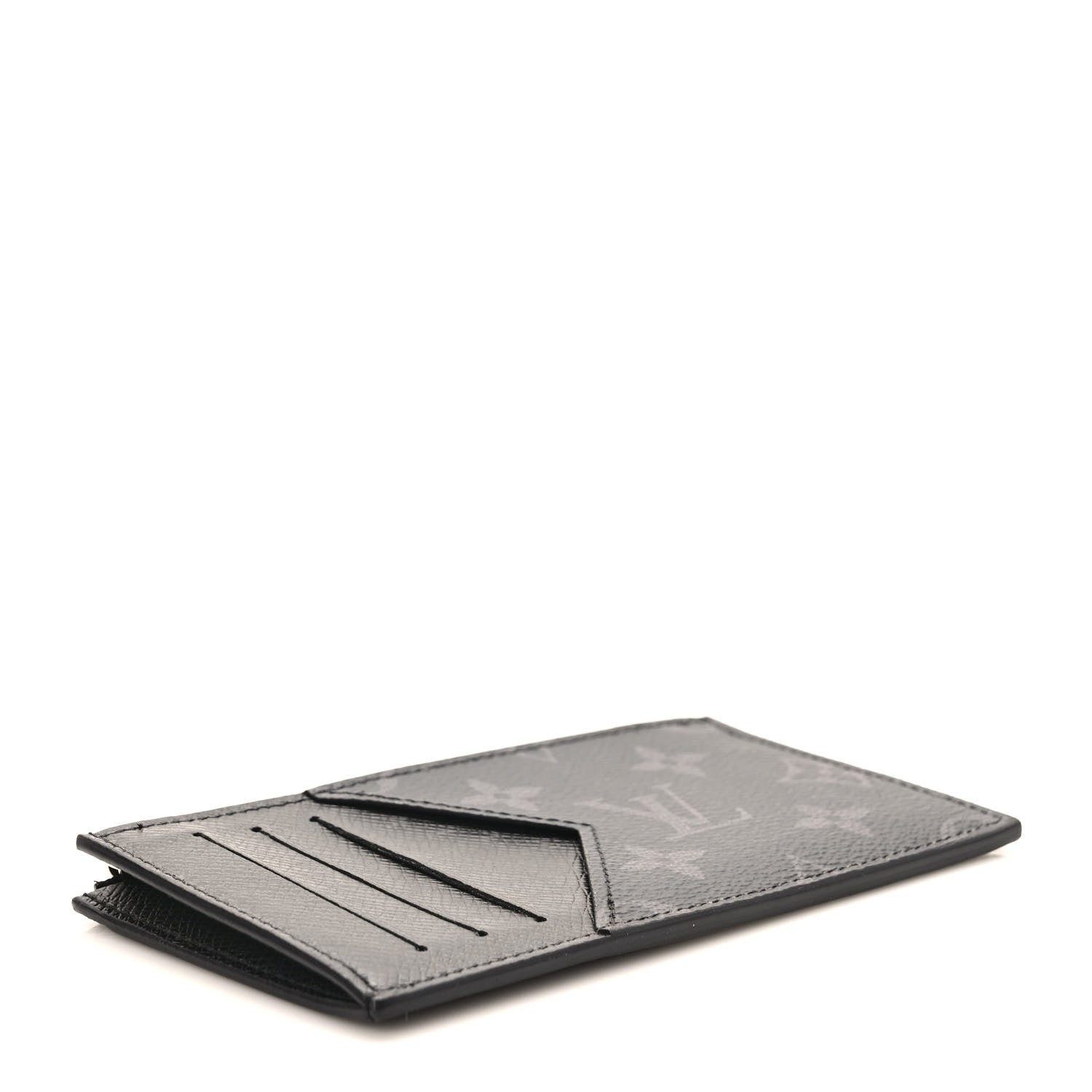 Louis Vuitton Taigarama Coin Card Holder Black 4 of 6