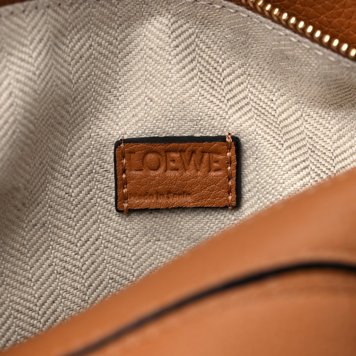 Loewe Calfskin Mini Puzzle Bag Light Caramel 6 of 9