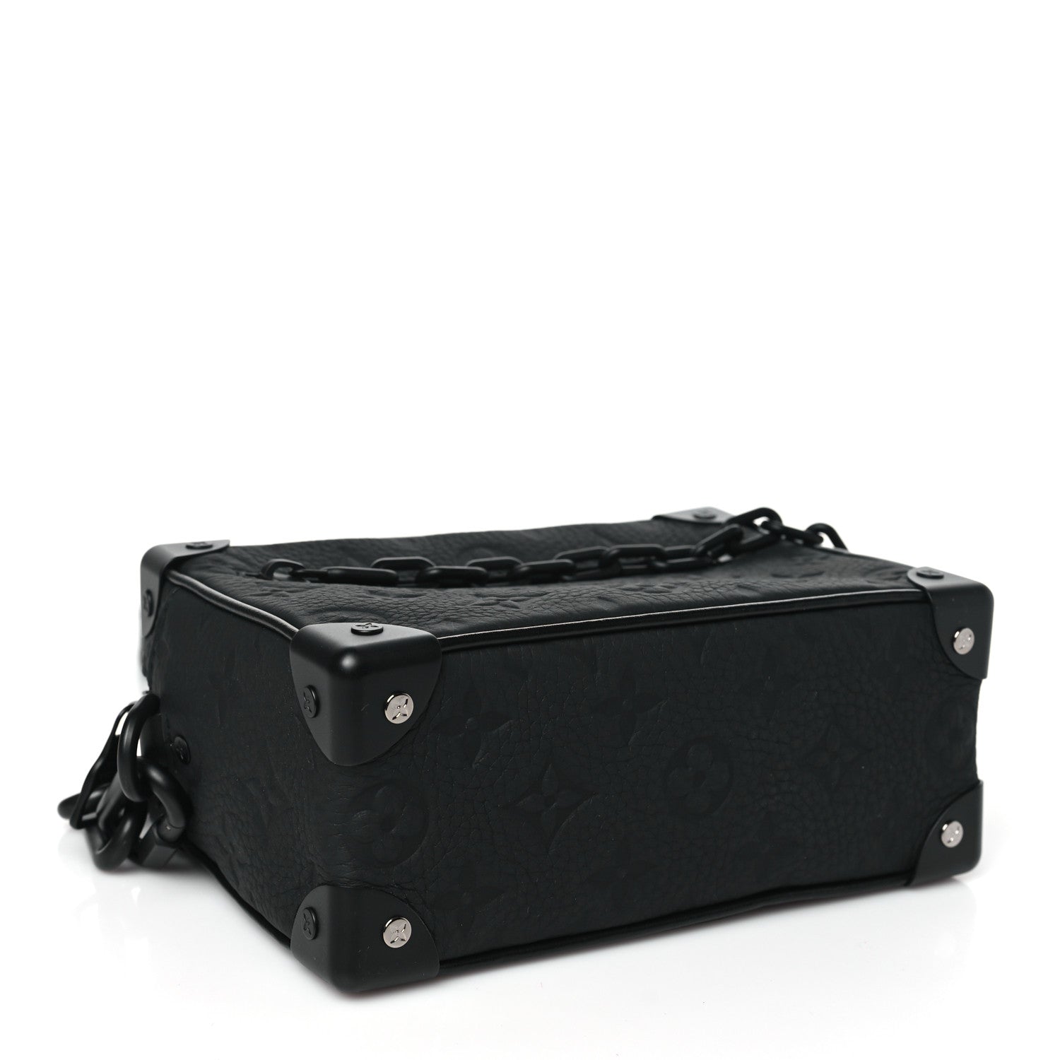 Louis Vuitton Taurillon Monogram Mini Soft Trunk Black 4 of 9