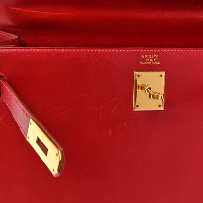 Hermes Box Kelly Sellier 32 Rouge Vif 11 of 19