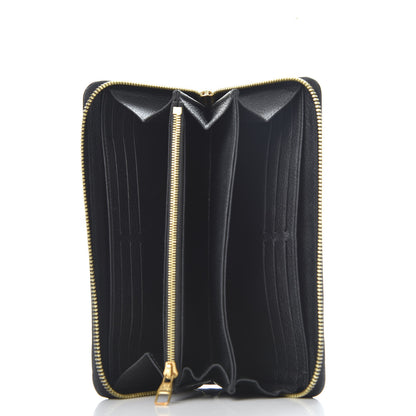 Louis Vuitton Empreinte Zippy Wallet Black 4 of 9