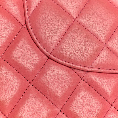 Chanel Lambskin Quilted Jumbo Double Flap Pink 28 of 29