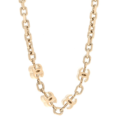 Chanel Metal CC Short Necklace Gold 1 of 5