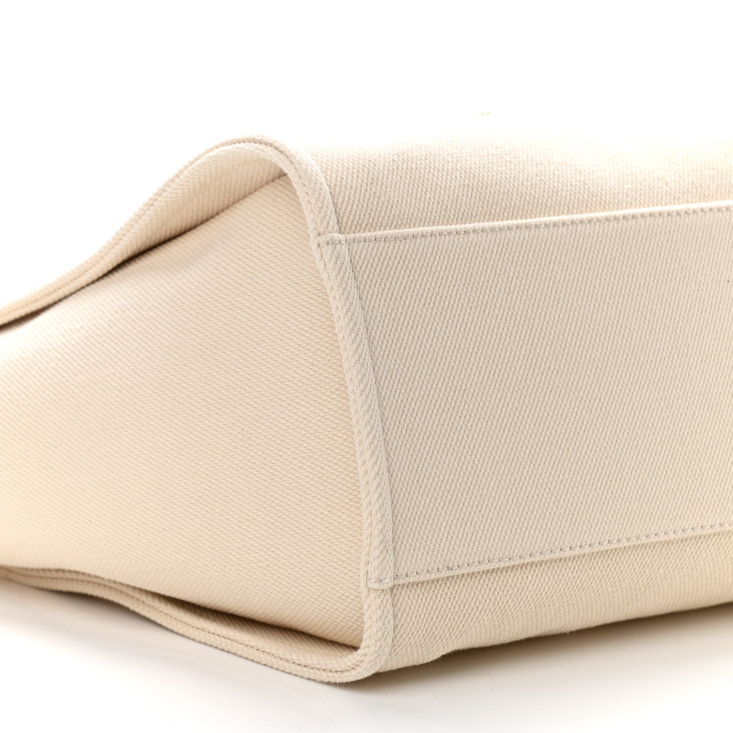 Chanel Canvas Pearl Medium Deauville Tote Ecru Beige 8 of 9