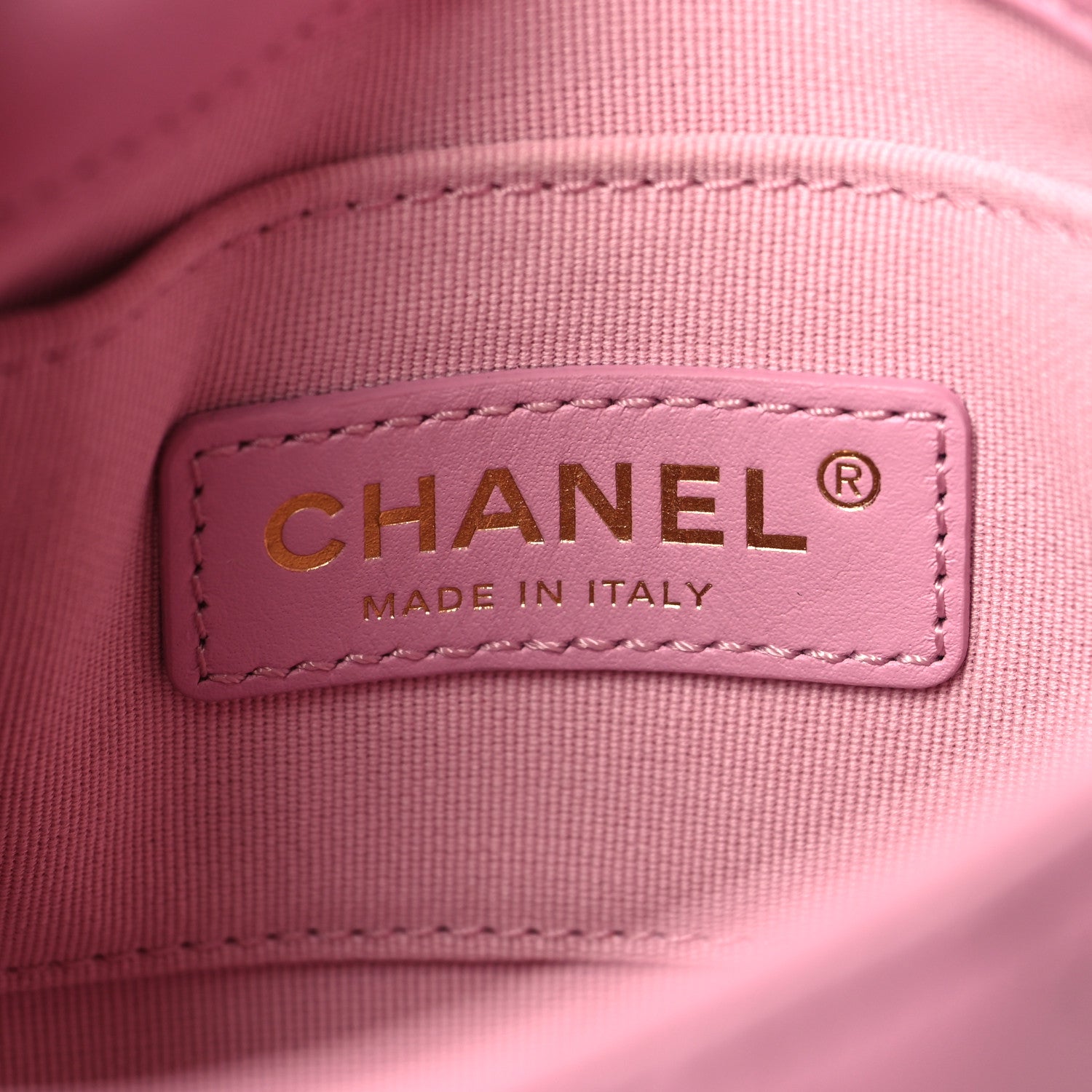 Chanel Lambskin Quilted Mini Lacquered Chain Flap Pink 6 of 10