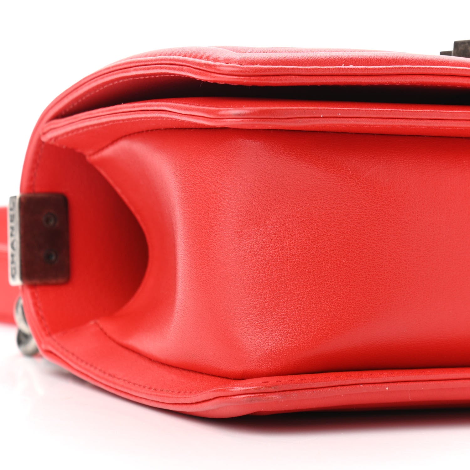 Chanel Galuchat Stingray Small Boy Flap Red 5 of 10