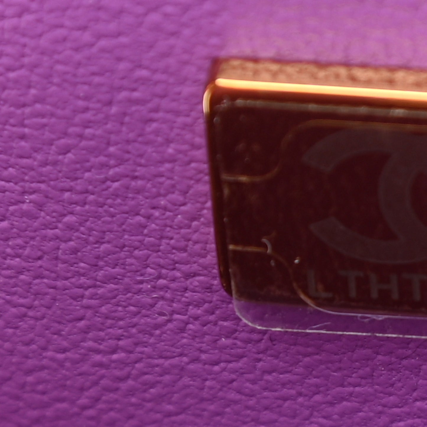 Lambskin Quilted CC In Love Heart Bag Purple