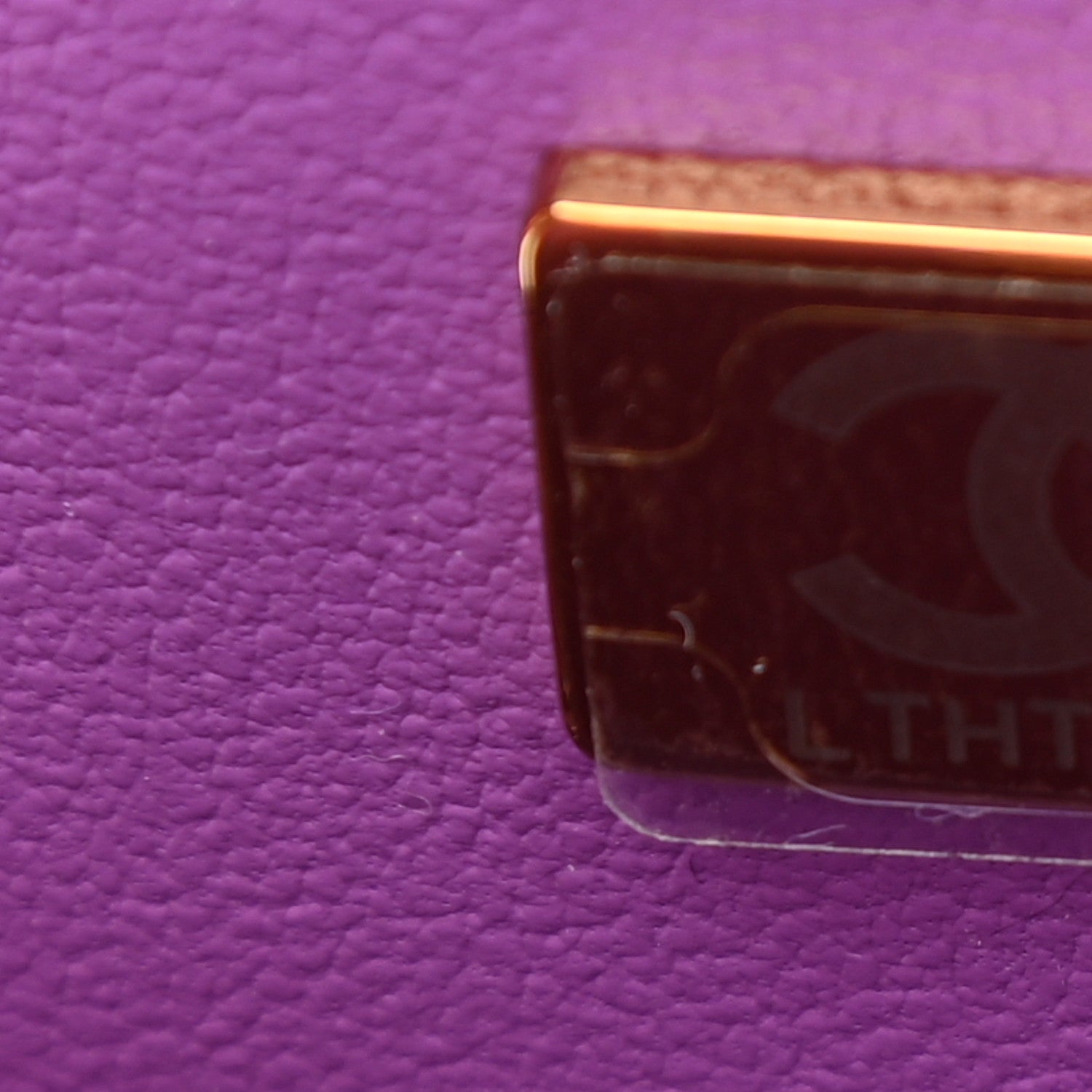 Chanel Lambskin Quilted CC In Love Heart Bag Purple 7 of 11