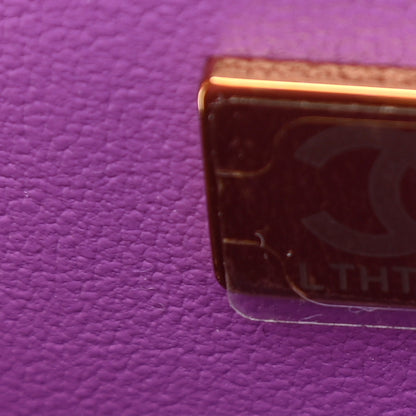 Chanel Lambskin Quilted CC In Love Heart Bag Purple 7 of 11