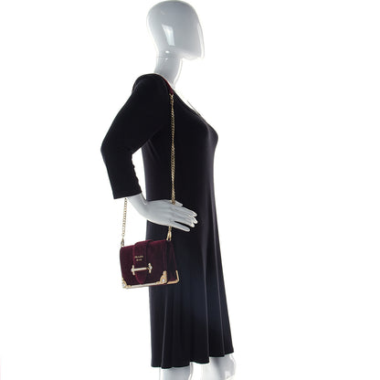 Prada Velvet Crystal Cahier Shoulder Bag Ribes 2 of 13