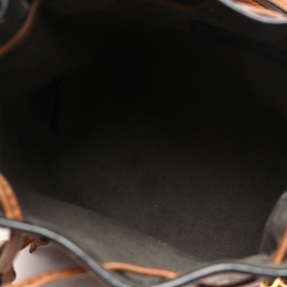 Fendi Vitello Cristallo Nature F is Fendi FF 1974 Embossed Mini Mon Tresor Bucket Bag Cuoio 5 of 8
