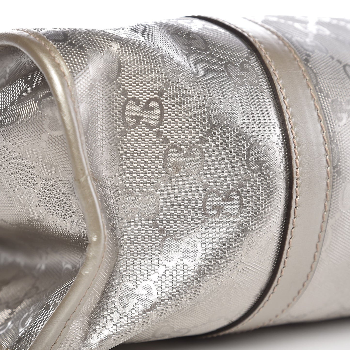 Imprime Monogram Large Joy Shoulder Bag Silver