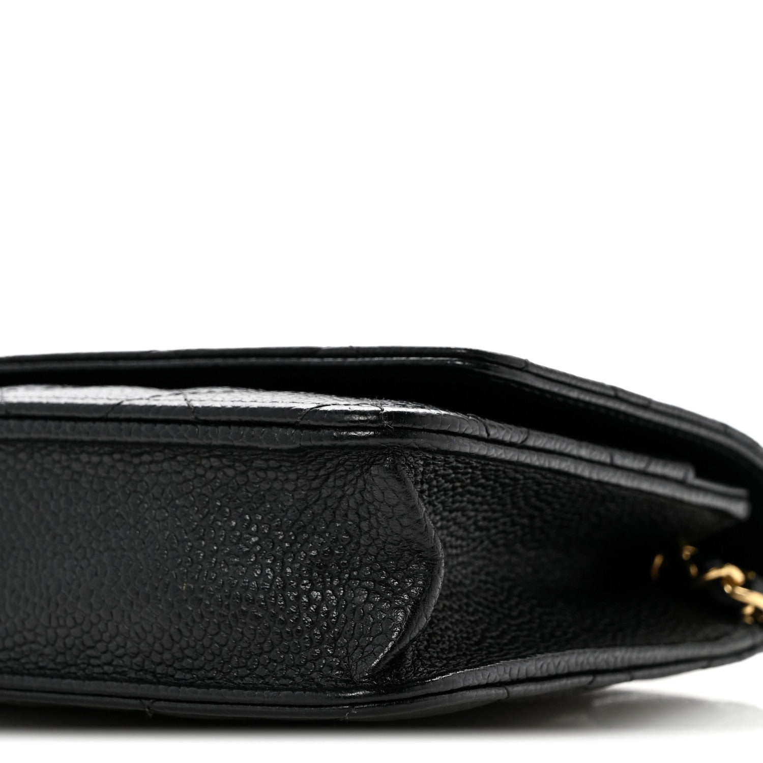 Chanel Caviar Quilted Wallet On Chain WOC Black 11 of 12