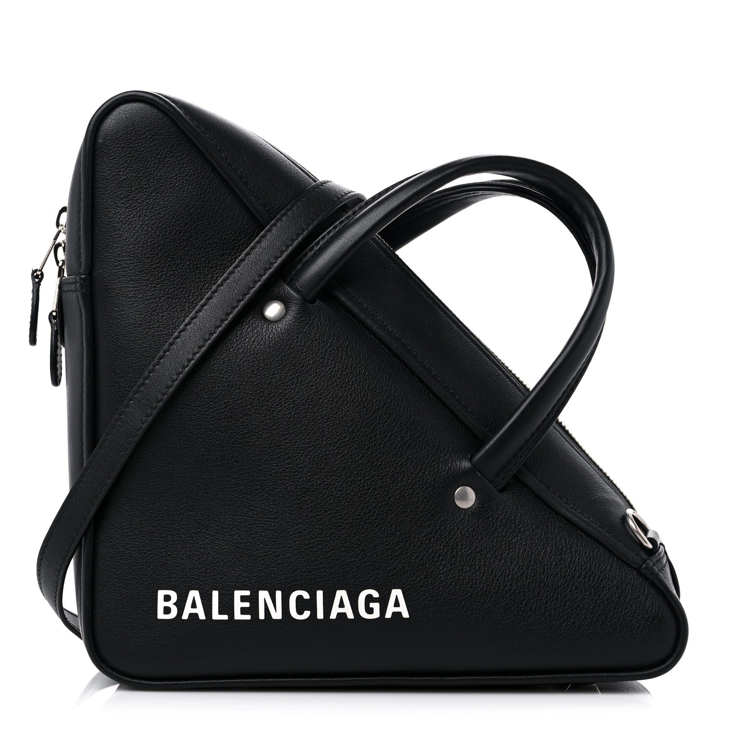 Balenciaga Calfskin S Triangle Duffle Black 1 of 9