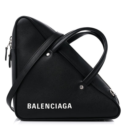 Balenciaga Calfskin S Triangle Duffle Black 1 of 9