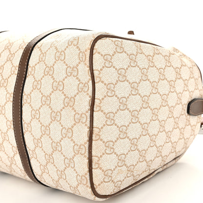 Gucci GG Supreme Monogram Calfskin Medium Nice Boston New Mystic White Beige Brown 10 of 16