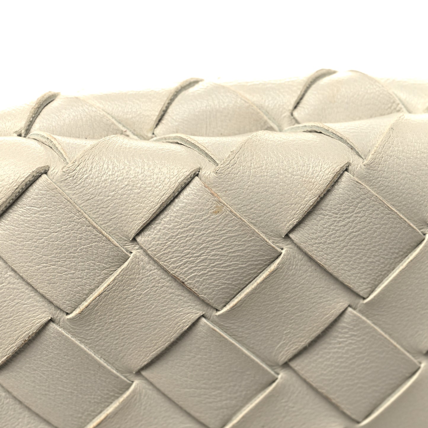 Nappa Intrecciato Mini Sardine Bag Chalk