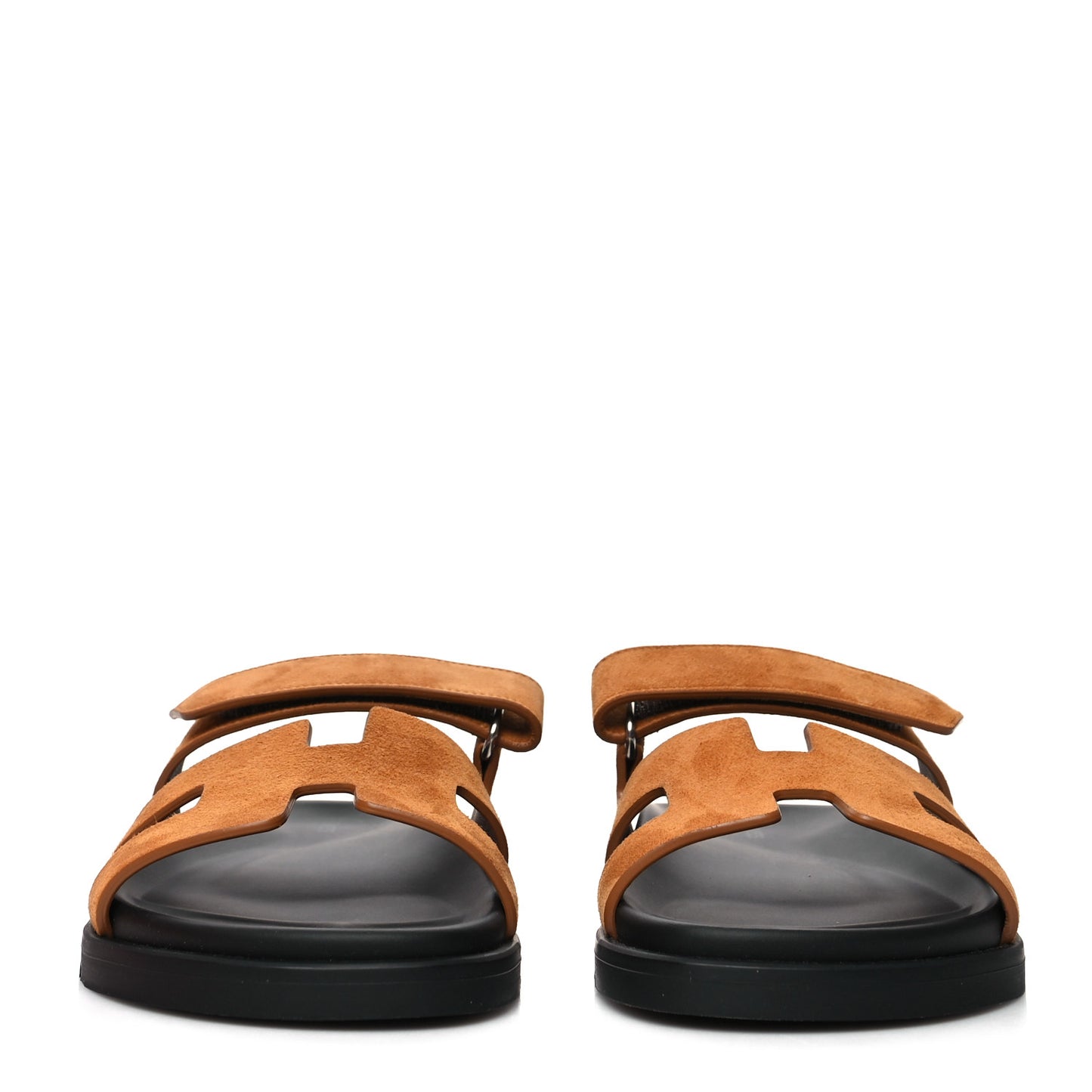 Suede Goatskin Womens Chypre Sandals 38 Naturel