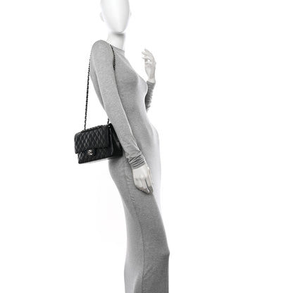 Chanel Caviar Quilted Medium Double Flap Black 2 of 10