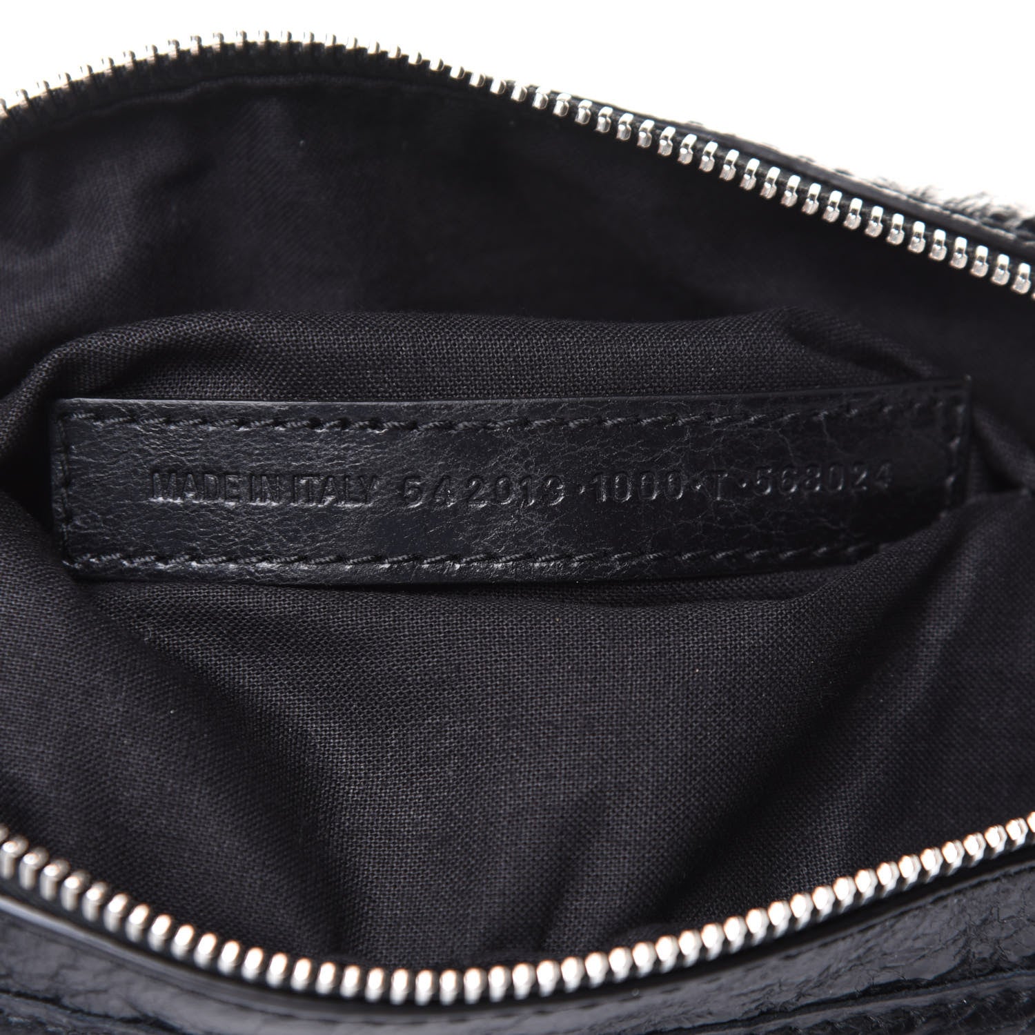 Balenciaga Lambskin Classic Hardware Neo Lift Hip Bag Black 7 of 7