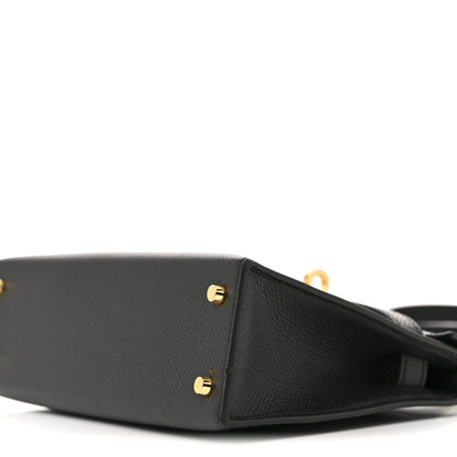 Hermes Epsom Mini Kelly Sellier 20 Black 9 of 10