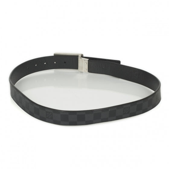 Damier Graphite Inventeur Reversible Belt 100 40