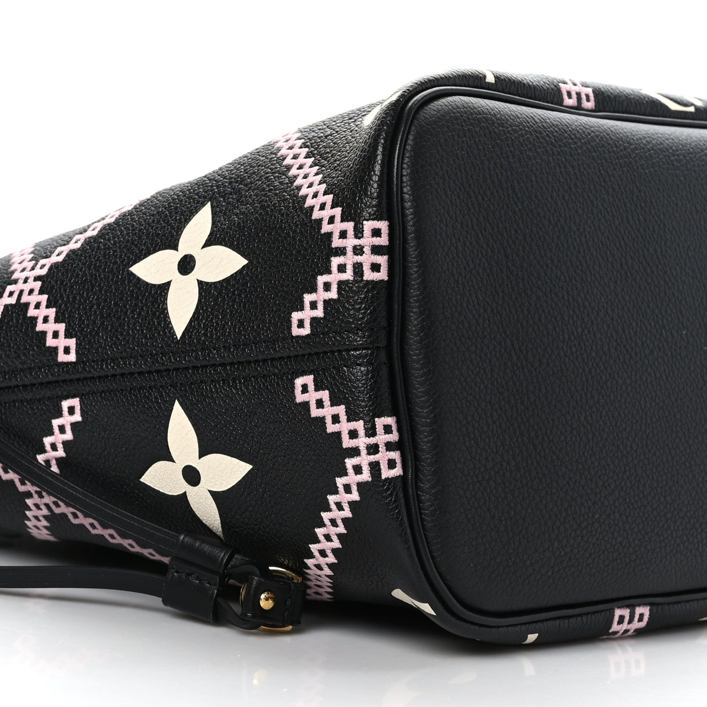 Empreinte Monogram Giant Broderies Neverfull MM Black