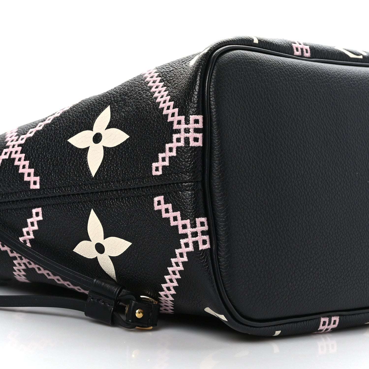 Louis Vuitton Empreinte Monogram Giant Broderies Neverfull MM Black 8 of 9