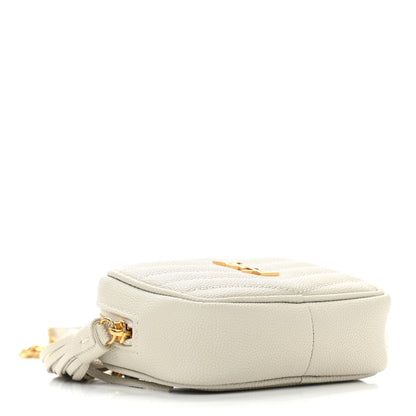 Saint Laurent Grain De Poudre Matelasse Monogram Baby Lou Camera Bag Crema Soft 4 of 12